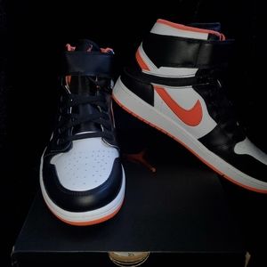 Nike Air Jordan 1 Hi Flyease Black Turf Orange Men